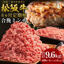 【ふるさと納税】定期便【12月末受付終了】 松阪牛 松坂牛入り合挽ミンチ 400g×4P×6ヶ月定期便【2025年4月～9月発送】 国産牛 和牛 ブランド牛 JGAP家畜・畜産物 農場HACCP認証農場 牛肉 肉 松阪 松坂牛 松坂 ミンチ 合い挽き 合い挽きミンチ 冷凍 三重県 多気町 SS-1391