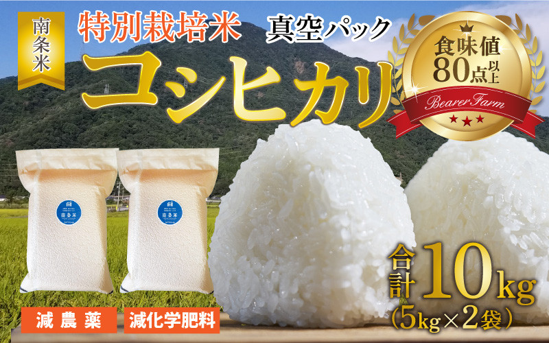 
【令和5年産】南条米 特別栽培米コシヒカリ 真空パック 10kg(5kg×2袋)
