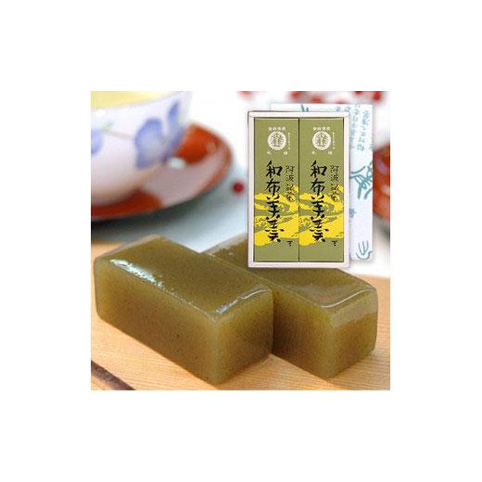 【ふるさと納税】徳島銘菓 和布羊羹（わかめようかん）2本入 | 和菓子 スイーツ 和スイーツ おやつ お菓子 ギフト プレゼント 贈答 お取り寄せ 徳島 人気 おすすめ 送料無料