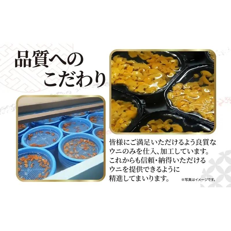3ヵ月 定期便 うに ロシア産 バフンウニ 塩水パック 100g×1 【マルタク水産】[ 雲丹 ウニ 新鮮 海産物 冷蔵 濃厚 甘い ] 