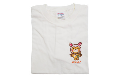 上小阿仁村PRキャラ こあぴょんTシャツ2枚（白・グレー）Mサイズ ゆるキャラ