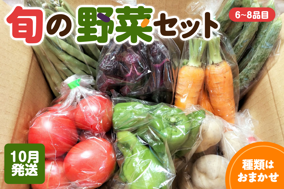 野菜セット 「産直メロス」【2026年10月発送】 旬の野菜詰め合わせ 野菜 詰合せ セット詰め合わせ 国産 旬 おまかせ お楽しみ 直送 詰合 青森 五所川原 6～8品
