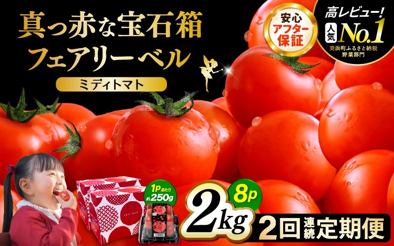 
                  定期便 ≪2ヶ月連続お届け≫じゅわっと極旨のフルーツミディトマト 約1kg ×２箱【 とまと トマト フルーツトマト ミニトマト トマトジュース 野菜 やさい 人気 新鮮 産地直送 甘い 高糖度 完熟 食べやすい リコピン ビタミン ダイエット 美容 美肌 】 [m37-b005]
                