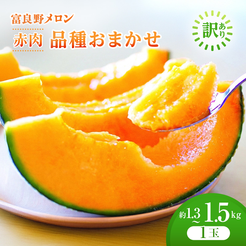 ＜2026年発送＞富良野メロン 約1.3kg～1.5kg 1玉 [ メロン フルーツ 果物 北海道 富良野 ]