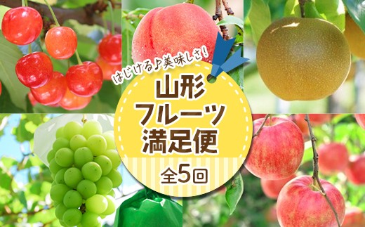 
                  【定期便5回】はじける♪美味しさ！山形フルーツ満足便 FSY-2967
                