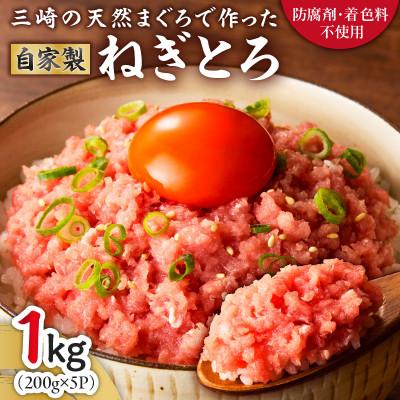 ふるさと納税 三浦市 【防腐剤、着色料不使用】自家製とろみ(ねぎとろ用)合計1キロ!本物の味をお届け!