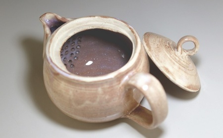 萩焼　ポット型急須と湯呑セット｜HG000341