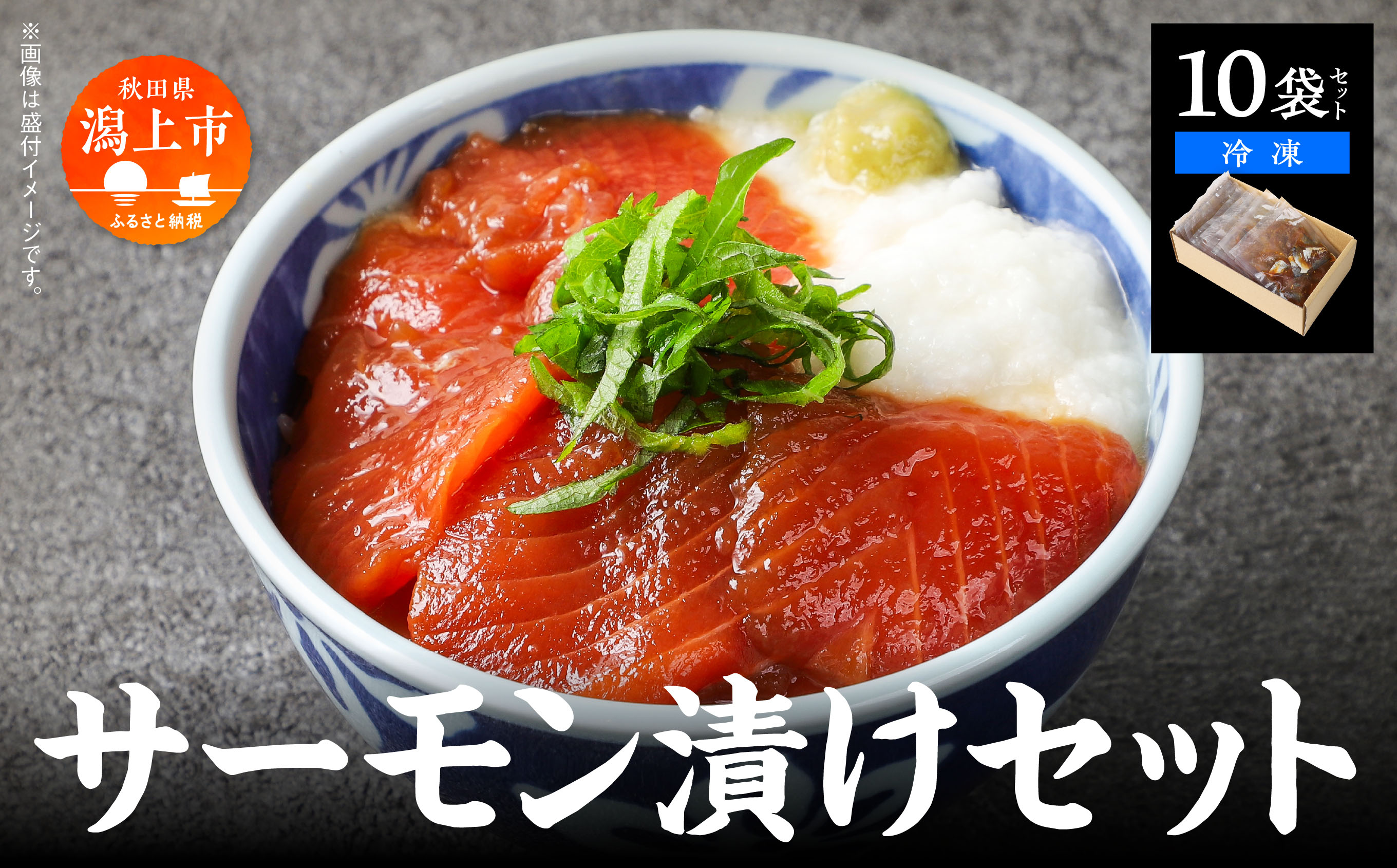 サーモン漬け丼セット 60g×10袋 計600g 訳アリ 訳あり 簡易包装 冷凍 時短 簡単調理 お手軽 小分け パック 個包装 一人暮らし 海鮮丼 海鮮 鮭 季節 魚 漬け 丼 魚介 おすすめ 送料無料