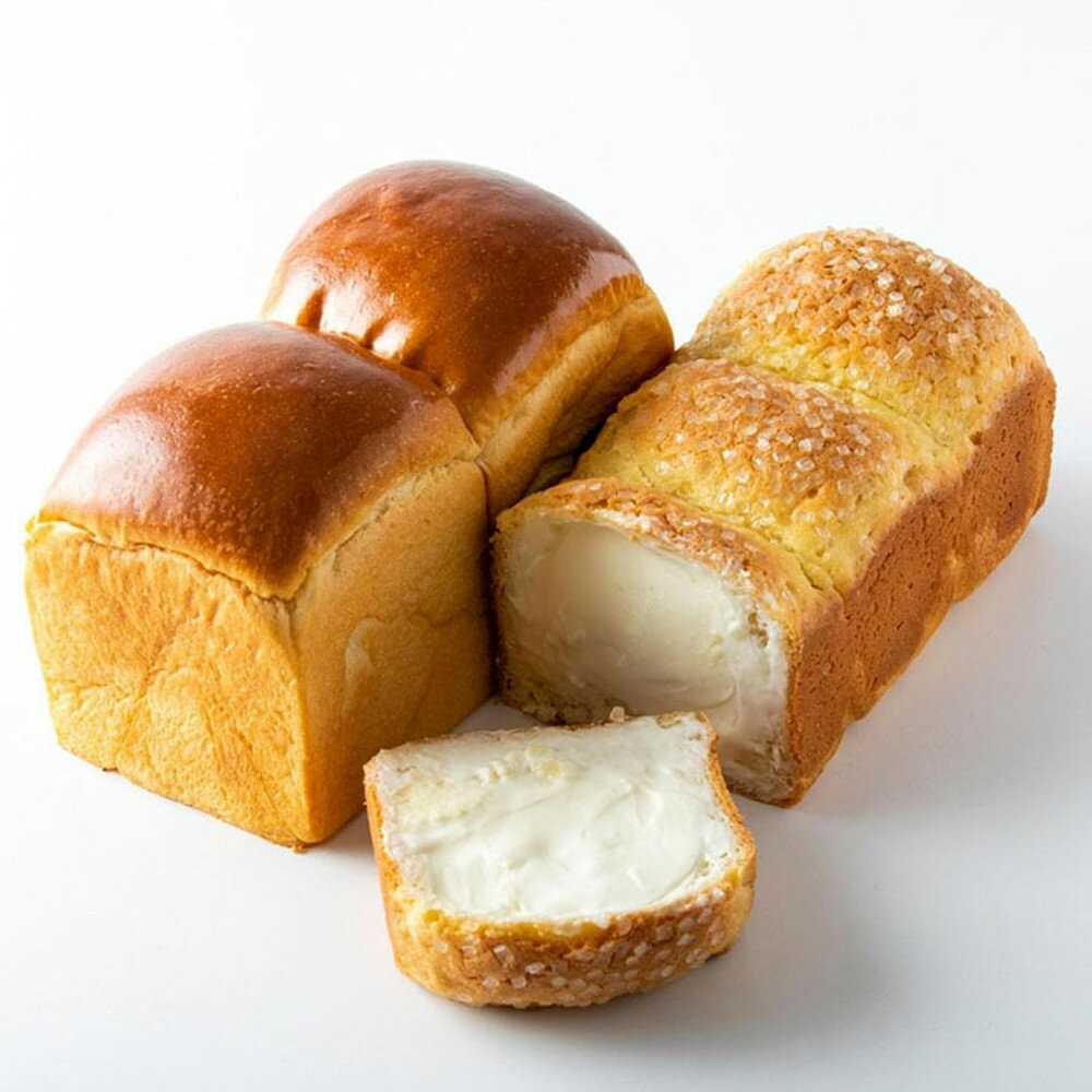 【ふるさと納税】高級食パン 高級金賞食パン2種2本セット（山型／チーズ）