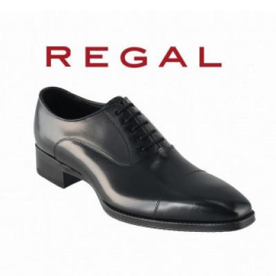 ふるさと納税 奥州市 REGAL革靴 ストレートチップ 21EL ブラック＜奥州市モデル＞ 27.0cm [AM015]