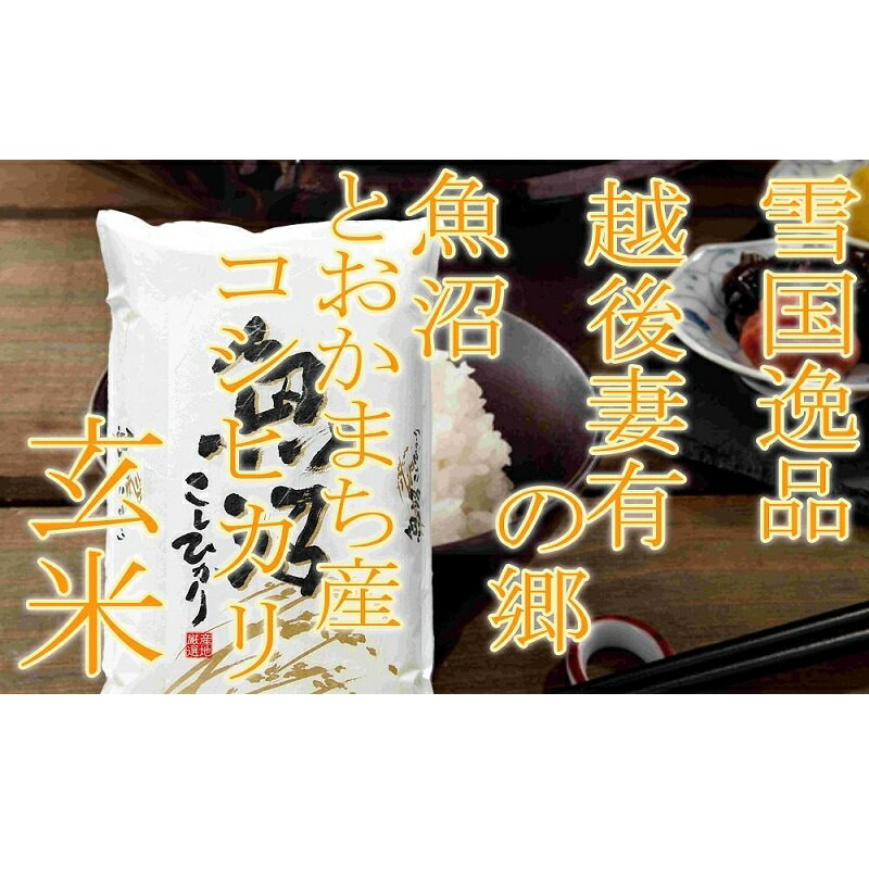 【ふるさと納税】●定期便・玄米●【雪国逸品10kg×12ヶ月】 越後妻有の郷 魚沼十日町産コシヒカリ お米 ご飯 良質 ミネラル 極上 新鮮 香り つや 粘り 　お届け：2025年10月下旬以降