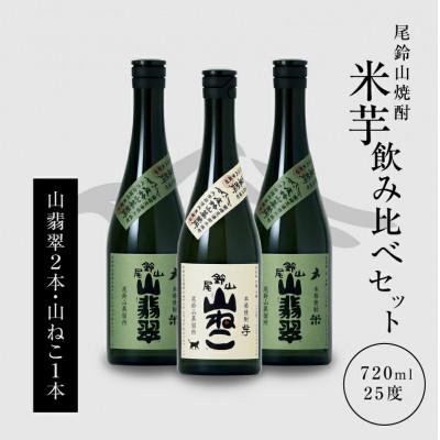 ふるさと納税 木城町 焼酎尾鈴山(山ねこ1本・山翡翠2本)各720ml