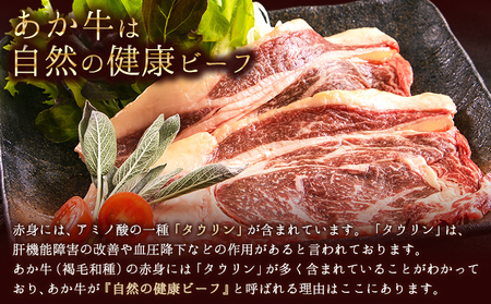 あか牛 ロース ステーキ リブまたはサーロイン 250g×2 500g