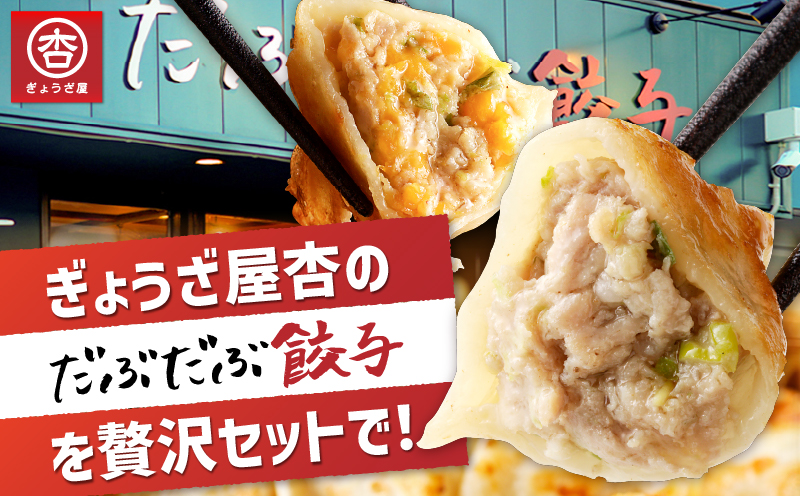だぶだぶの肉汁をすすりたくなる餃子と餃子ちぃーず 2セット　T060-006