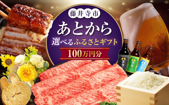 
                  【あとから選べる】藤井寺市ふるさとギフト 100万円分 肉 牛肉 うなぎ 鰻 米 お米 お菓子 調理器具 フライパン グルメ 食品 お取り寄せ 詰め合わせ [BLZZ011]
                
