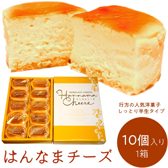 【ふるさと納税】はんなまチーズ10個入り1箱｜デザート スイーツ チーズ はんなま はんなまチーズ人気 送料無料 茨城県 行方市(H-21-1)
