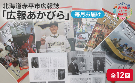 広報誌広報あかびら北海道赤平市毎月お届け広報誌【全12回】