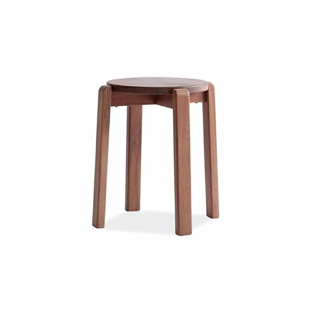 旭川家具　山室家具製作所　ALTO(アルト)　No.1　丸スツールウォールナット ｜ 家具 _00526
