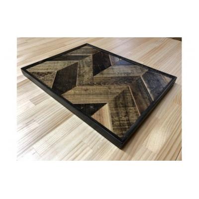 ふるさと納税 宍粟市 KOZAinoOBON【古材のお盆】ヘリンボーンAV7 |  | 01