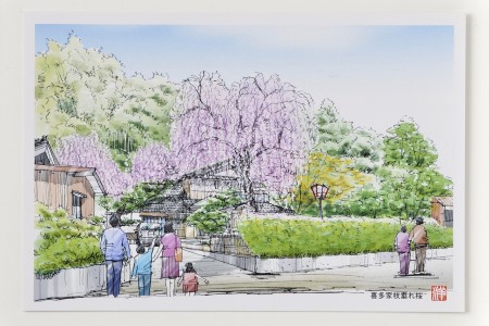 かほくの風景スケッチポストカード　１セット