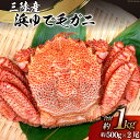 【ふるさと納税】【期間限定発送】かに 三陸産浜ゆで毛ガニ 約500g×2 計1kg [村東商店 宮城県 気仙沼市 20564161] 魚介類 海鮮 三陸産 三陸 カニ 蟹 毛ガニ 毛がに 毛蟹 ボイル 浜茹で 浜ゆで ごちそう 冷蔵