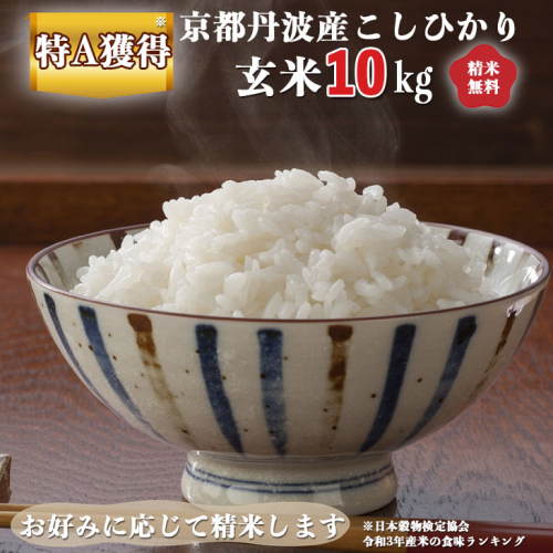 米 令和7年産 京都丹波産 こしひかり 玄米 10kg（5kg×2袋）｜5つ星お米マイスター 厳選 受注精米 選択可(5分・7分・精米)新米 コシヒカリ ブランド米