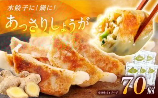 【お中元対象】【5パック】餃子屋ヒロの しょうが餃子 70個 14個入/1パック【餃子屋ヒロ】餃子 ぎょうざ ギョーザ 食品 中華 冷凍 惣菜 おかず にんにく不使用 餃子 ぎょうざ ギョウザ [BDAS006-3]
