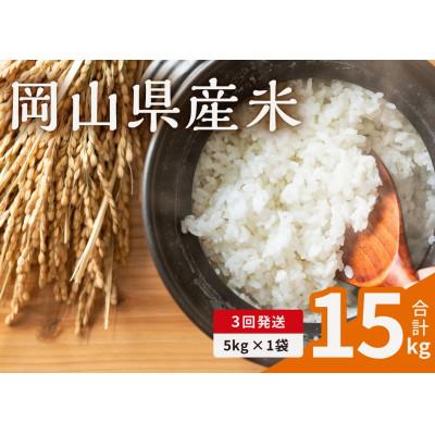 ふるさと納税 備前市 【毎月定期便】岡山県産米 5kg (5kg × 1袋)全3回