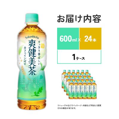 ふるさと納税 えびの市 爽健美茶 PET 600ml×24本(1ケース) ノンカフェイン ハトムギ(えびの市)
