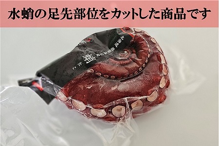 【北海道根室産】ボイル水たこ足先8P(計2.6kg) F-20003