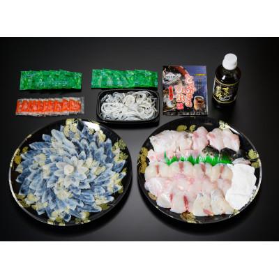 ふるさと納税 粕屋町 とらふぐ鍋刺身セット(5〜6人前)