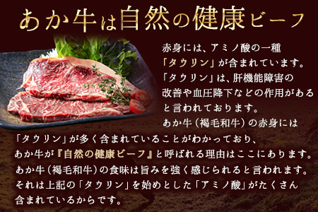 牛肉 あか牛 サーロイン ステーキ 500g ( 250g × 2枚 ) 牛肉 冷凍 《30日以内に出荷予定(土日祝除く)》 冷凍庫 個別 取分け 小分け 個包装 ステーキ肉 あかうし 赤牛 あか牛丼