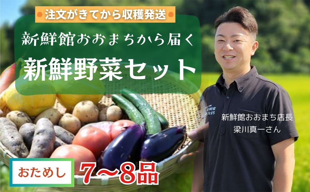 
            【注文が来てから収穫】岩手県産 新鮮野菜詰め合わせ セット 7〜8品 お試し 人気 野菜 詰め合わせ セット 新鮮 採れたて 季節の野菜 セット おまかせ やさい 産地直送 旬 トマト にんじん なす しいたけ 根菜 果物 送料無料 岩手県 一関市
          
