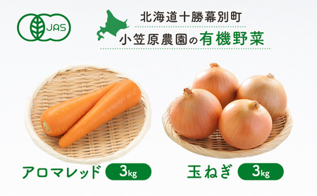先行予約 有機野菜 2種セット 6kg アロマレッド 玉ねぎ