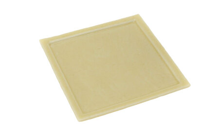 【瀬戸焼】6.0スクエアプレート 黄瀬戸 2枚セット【ヤマハツクリタ株式会社】 / 食器 和食器 正角皿 スクエア皿/ 瀬戸市[BBDV017]