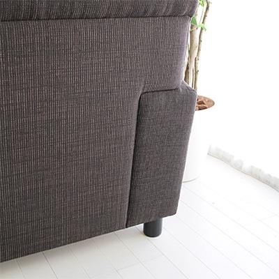 ふるさと納税 旭川市 旭川家具 宮田産業 OLIVIA(オリビア) 3人掛けソファ ブラック色_00995 |  | 03