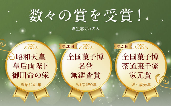 【全12回定期便】大洲銘菓 ひとくち生志ぐれ 4種16個入り　ギフト箱入り 愛媛県大洲市/有限会社冨永松栄堂 和菓子 おやつ 茶菓子 お茶請け ギフト [AGCB019]