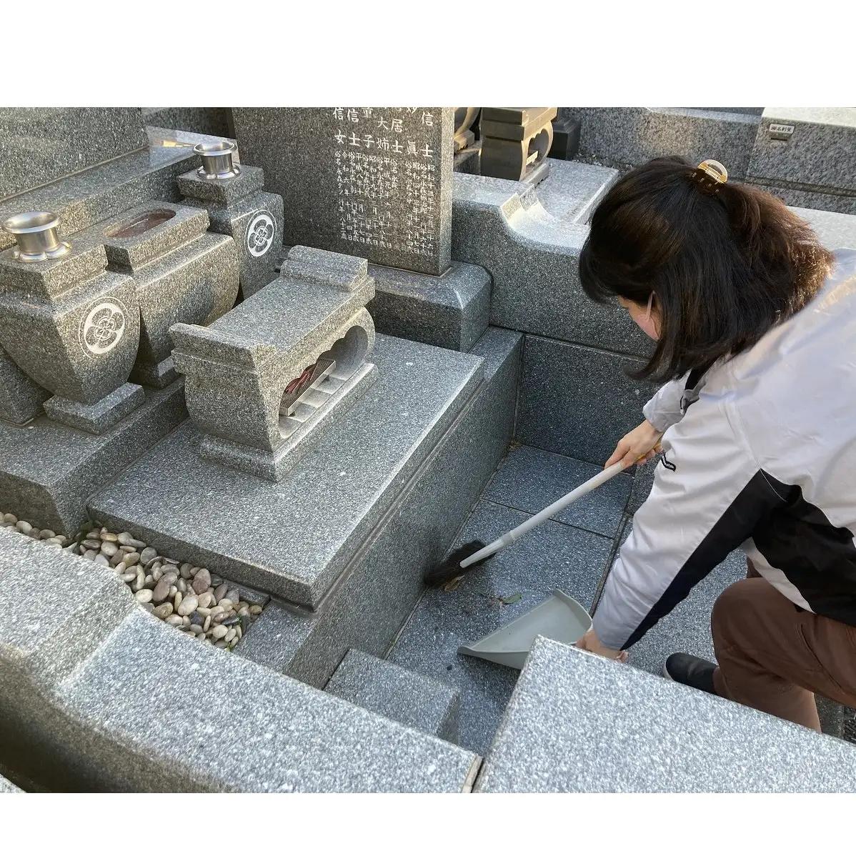 【千葉市平和公園】墓所管理代行サービス（年1回コース）芝生墓地 お墓 管理 確認 代行 サービス 写真付 墓石清掃 献花 お花 お線香 お供え 雑草除去 草むしり 千葉 千葉市