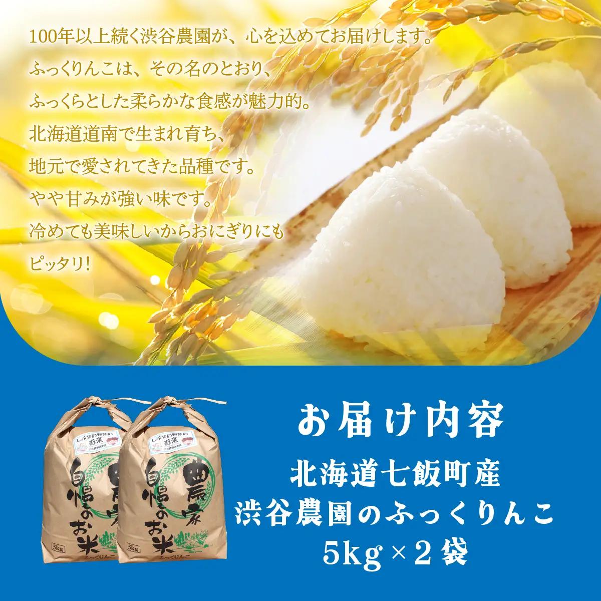【先行予約 令和8年10月発送】令和8年産 渋谷農園のふっくりんこ 10kg (5kg×2袋) NABT002