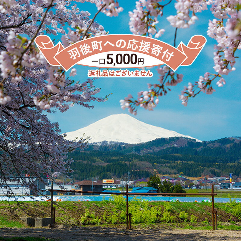 【ふるさと納税】【返礼品なし】秋田県羽後町への寄付 応援 支援 寄附のみ 5,000円【羽後町ふるさと納税】
