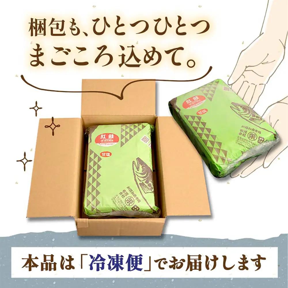 厚切り鮭を食べ比べ 厚切り紅鮭×18切れ キングサイズ紅鮭×10切れ 計28切れ 2種 しゃけ シャケ さけ サケ F4F-7779