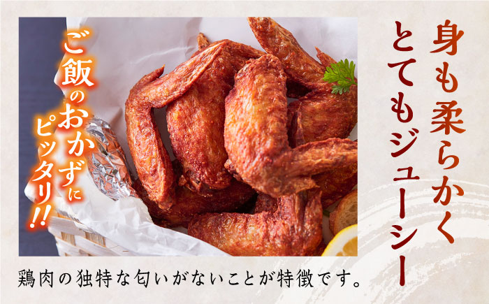 【全12回定期便】矢部のケンチキ 手羽先 500g 熊本 山都町 鶏肉 チキン クリスマス パーティ【有限会社 丸重ミート】[YAK048] 