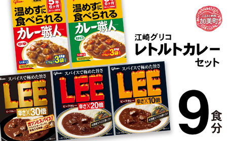 グリコレトルトカレーセット　9食入り