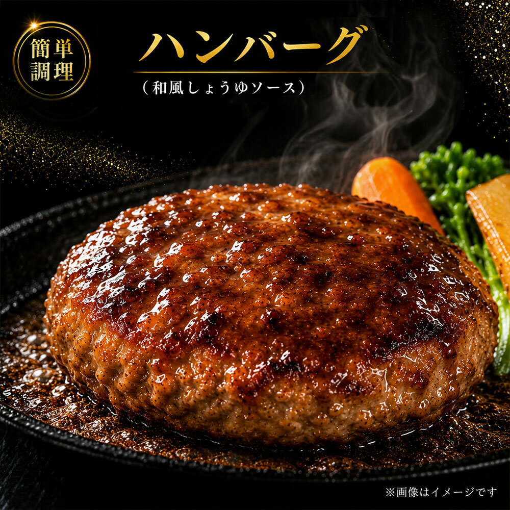 【ふるさと納税】 ハンバーグ 簡単調理 和風しょうゆソース 160g 3～6パック [ 国産牛 国産豚 合挽き 冷凍惣菜 湯煎調理 簡単調理 香味野菜 醤油ソース 真空パック 肉料理 食卓時短 個包装 家族向け 10000 10,000円 台 送料無料 香川県 三豊市 返礼品 てっぱんやきさんて ]