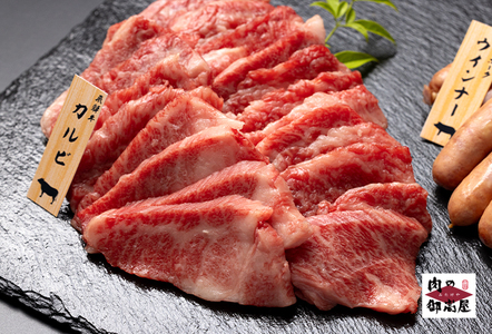 【冷蔵配送】飛騨牛・ボーノポーク・ウインナー 焼肉用食べ比べセット 2～3人分【1.65kg】