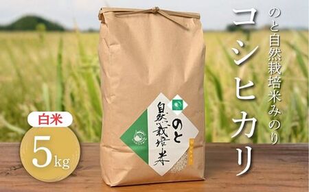 のと自然栽培米みのり 白米 5kg ※2025年12月中旬～2026年3月下旬頃に順次発送予定