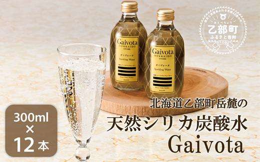 
            ＜Gaivota炭酸水　1箱（300ml×12本/箱）＞ 北のハイグレード食品 天然シリカ水  ミネラルウォーター  軟水 スパークリング 炭酸 ボトルタイプ 瓶 北海道産 北海道 乙部町 天然水 美容 ケイ素 無添加 シリカ ガイヴォータ 美肌 ミネラル 口当たり まろやか 備蓄 災害用 非常用
          