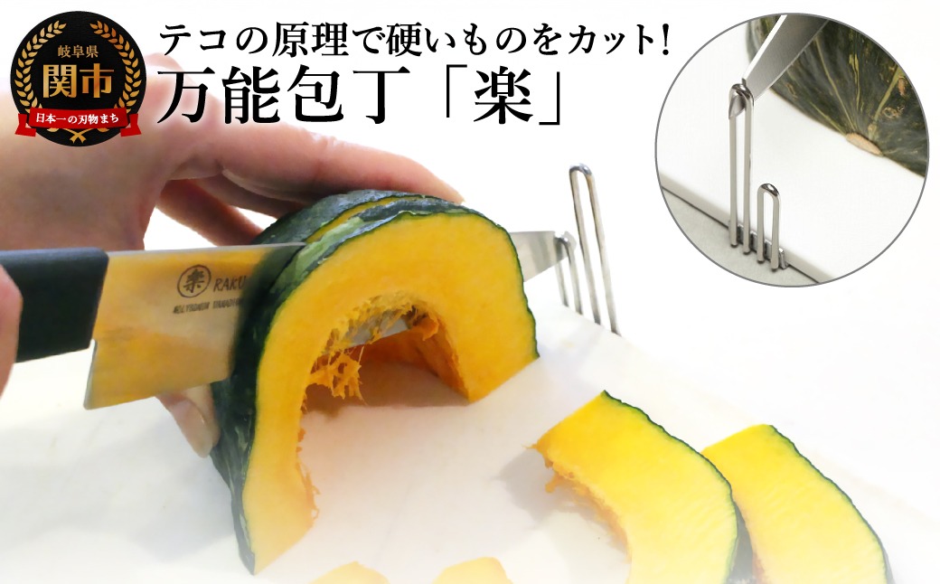 〈ザワつく！金曜日〉で話題！　H10-116 万能包丁 楽