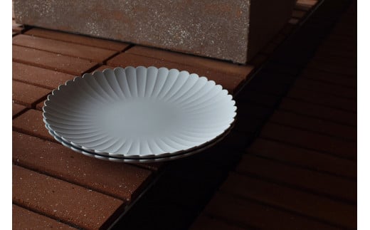 1616/ TY Palace Plate 220 2枚セット【1616/arita japan】有田焼 食器 器 皿 中皿 プレート パレスプレート グレー シンプル 35000円 3.5万円 eb031