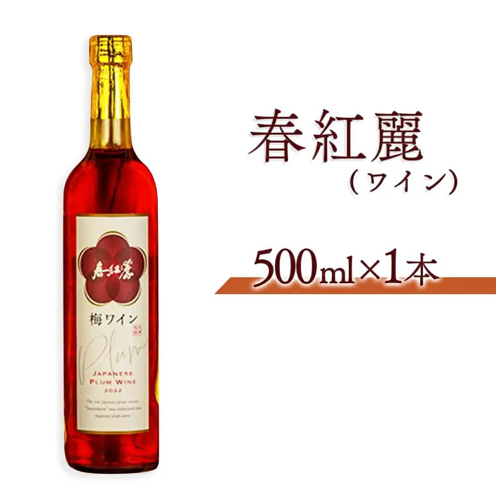 春紅麗(ワイン)500ml | 梅ワイン 果実酒 福島県